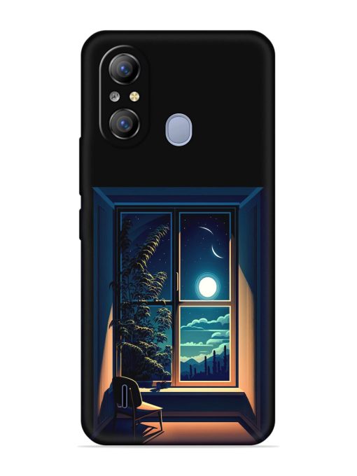 Night View At Window Embossed Soft Silicone Case for Itel A49 Zapvi