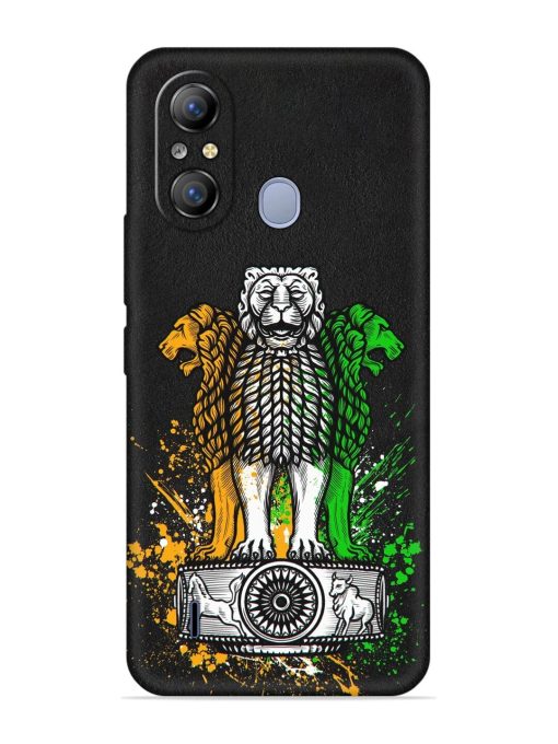 Pillars Of Ashoka Embossed Soft Silicone Case for Itel A49 Zapvi