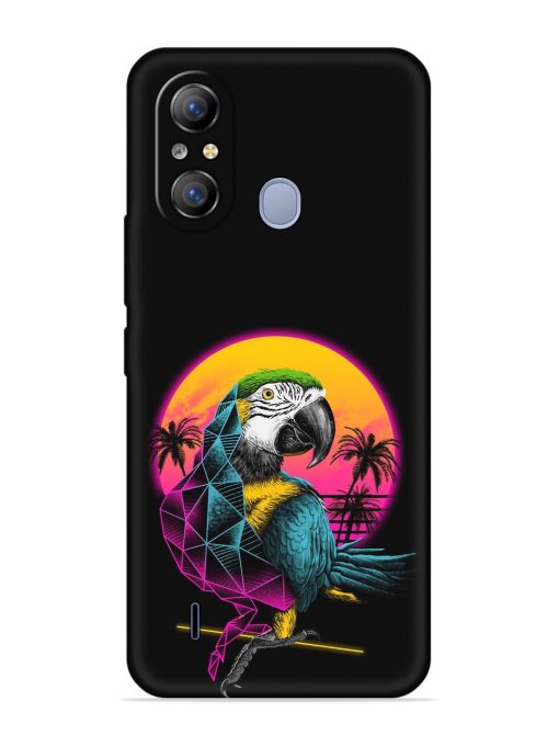 Rad Parrot Embossed Soft Silicone Case for Itel A49 Zapvi