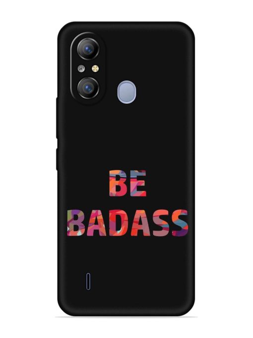 Be Badass Embossed Soft Silicone Case for Itel A49 Zapvi