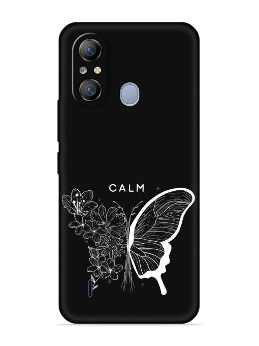 Calm Embossed Soft Silicone Case for Itel A49 Zapvi