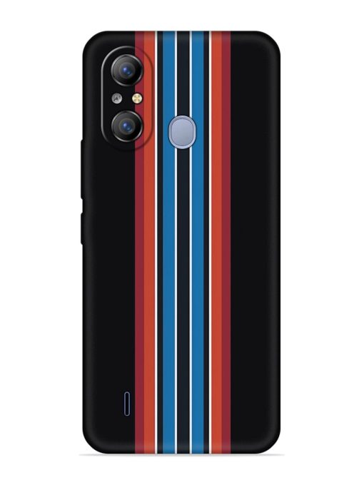 Vertical Strips Embossed Soft Silicone Case for Itel A49 Zapvi