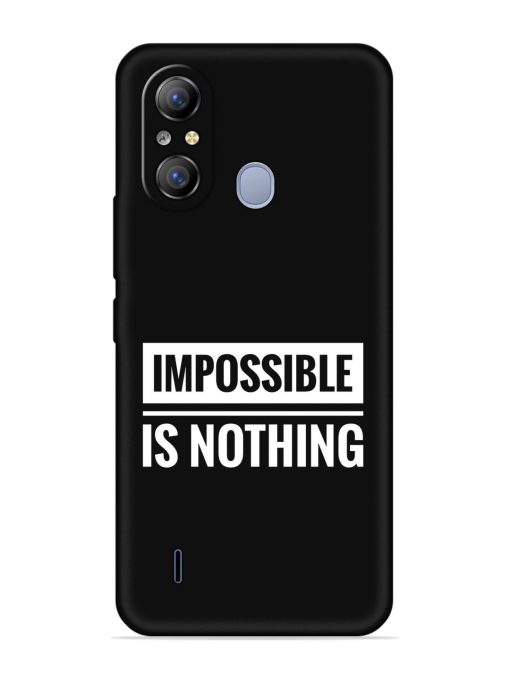 Impossible Is Nothing Embossed Soft Silicone Case for Itel A49 Zapvi