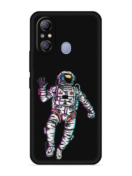 Spaceman Embossed Soft Silicone Case for Itel A49