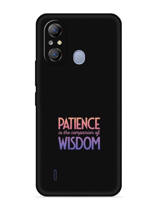 Patience Is The Embossed Soft Silicone Case for Itel A49 Zapvi