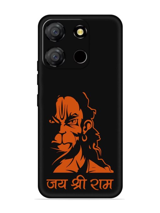 Angry Hanuman Embossed Soft Silicone Case for Itel A60 Zapvi