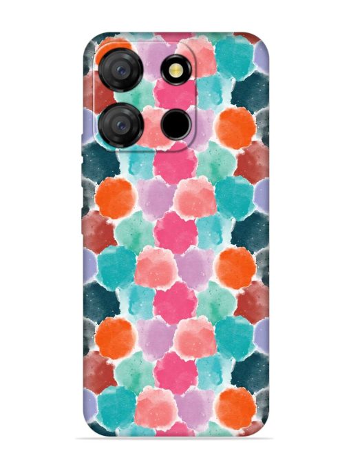 Colorful Seamless Pattern Embossed Soft Silicone Case for Itel A60