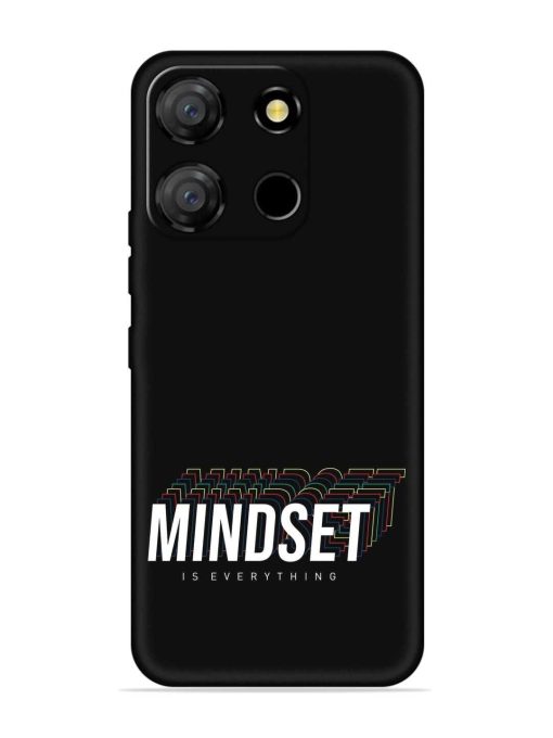 Mindset Everything Slogan Embossed Soft Silicone Case for Itel A60 Zapvi