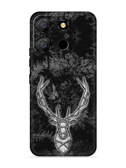 Ancient Deer Embossed Soft Silicone Case for Itel A60 Zapvi