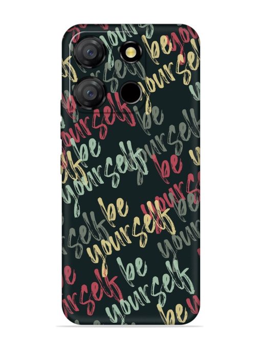 Yourself Seamless Embossed Soft Silicone Case for Itel A60 Zapvi