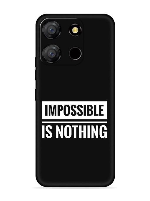 Impossible Is Nothing Embossed Soft Silicone Case for Itel A60