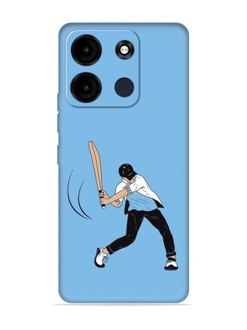 Cricket Gully Boy Embossed Soft Silicone Case for Itel A60S Zapvi