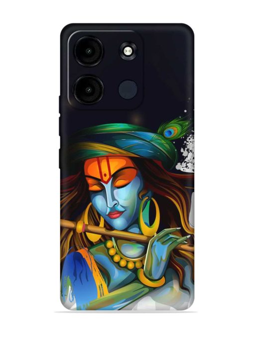 Krishna Art Embossed Soft Silicone Case for Itel A60S Zapvi