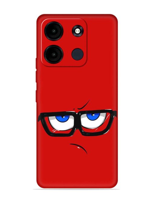 Rad Angry Face Embossed Soft Silicone Case for Itel A60S