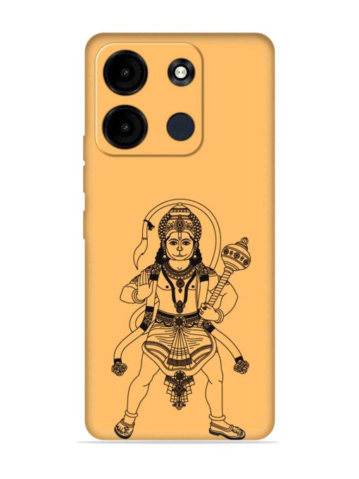 Indian God Hanuman Embossed Soft Silicone Case for Itel A60S Zapvi