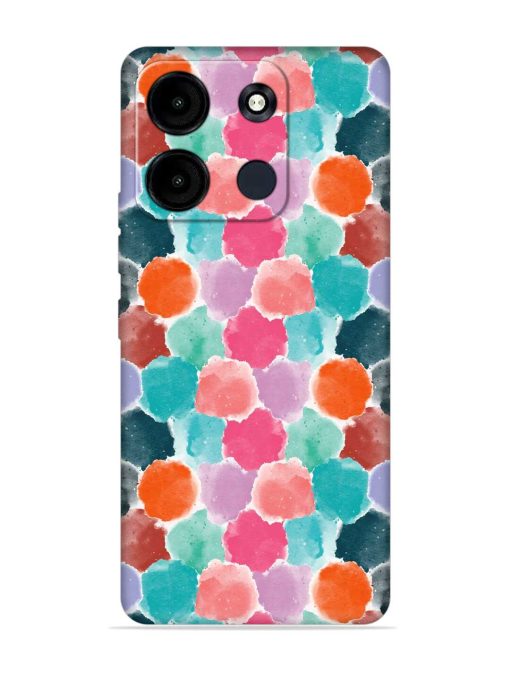 Colorful Seamless Pattern Embossed Soft Silicone Case for Itel A60S Zapvi