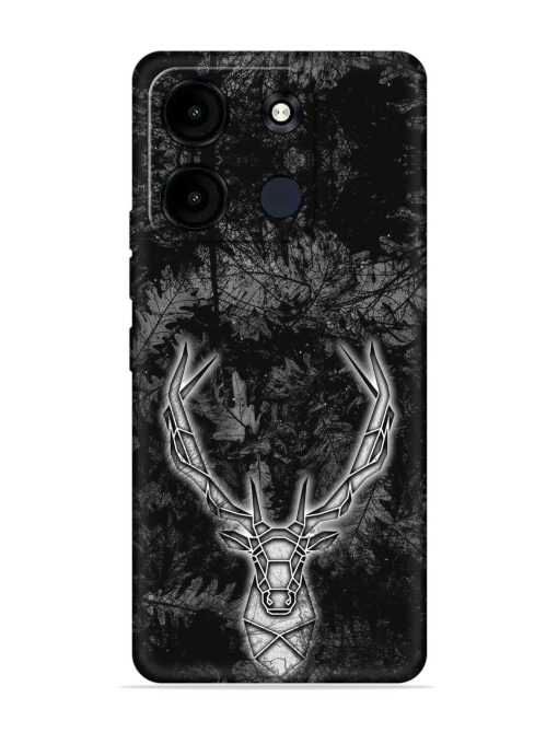 Ancient Deer Embossed Soft Silicone Case for Itel A60S Zapvi