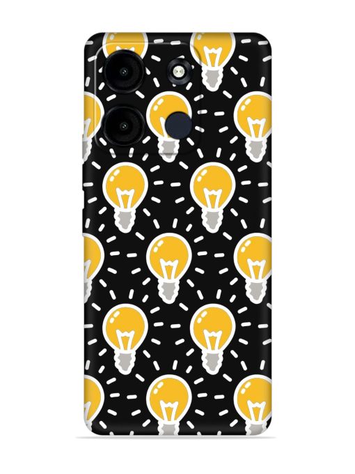 Light Bulb Seamless Embossed Soft Silicone Case for Itel A60S