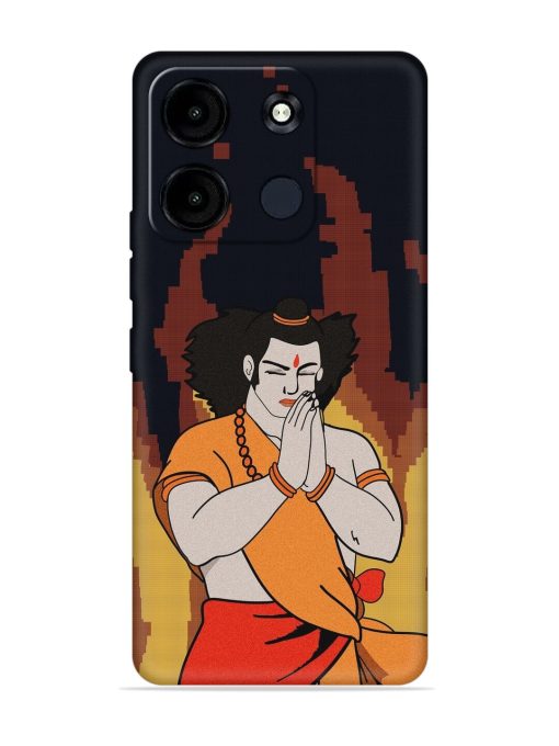 Shree Ram Vector Embossed Soft Silicone Case for Itel A60S Zapvi