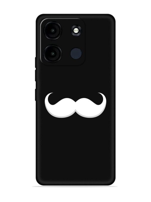 Mustache Vector Embossed Soft Silicone Case for Itel A60S