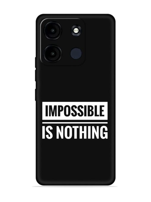 Impossible Is Nothing Embossed Soft Silicone Case for Itel A60S