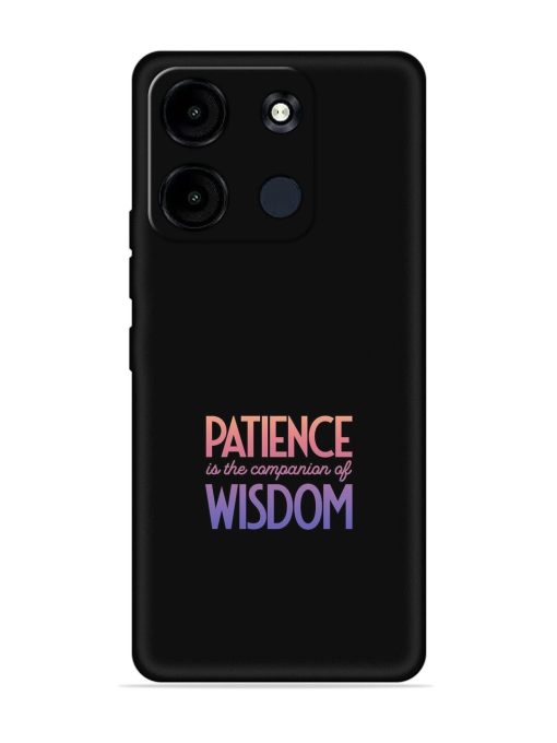 Patience Is The Embossed Soft Silicone Case for Itel A60S Zapvi