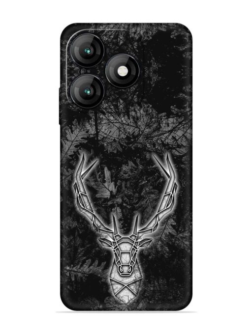 Ancient Deer Embossed Soft Silicone Case for Itel A70 Zapvi