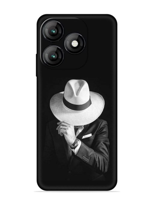 Men Under Hat Embossed Soft Silicone Case for Itel A70