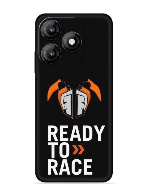 Ready To Race Embossed Soft Silicone Case for Itel A70 Zapvi