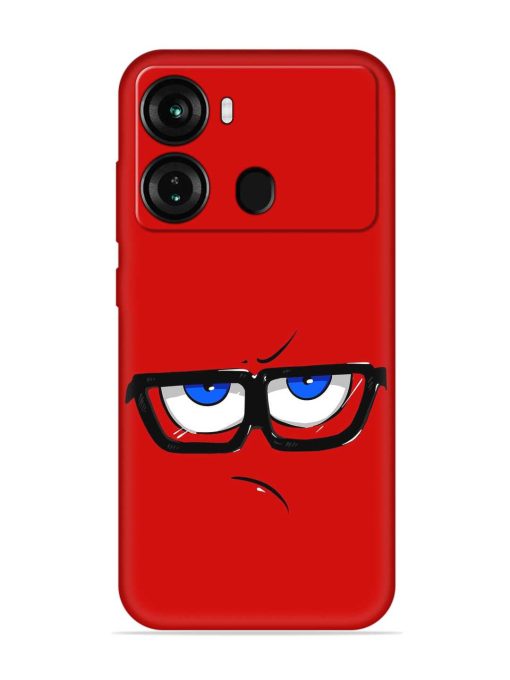 Rad Angry Face Embossed Soft Silicone Case for Itel P40 Zapvi