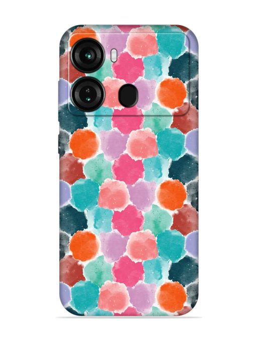 Colorful Seamless Pattern Embossed Soft Silicone Case for Itel P40