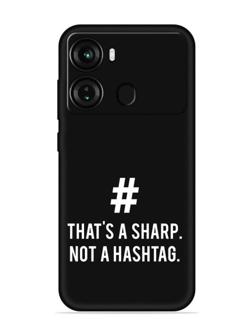 Thats Sharp Not Embossed Soft Silicone Case for Itel P40 Zapvi