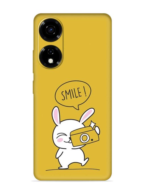 Hey Smile Please Embossed Soft Silicone Case for Itel P55 (5G) Zapvi