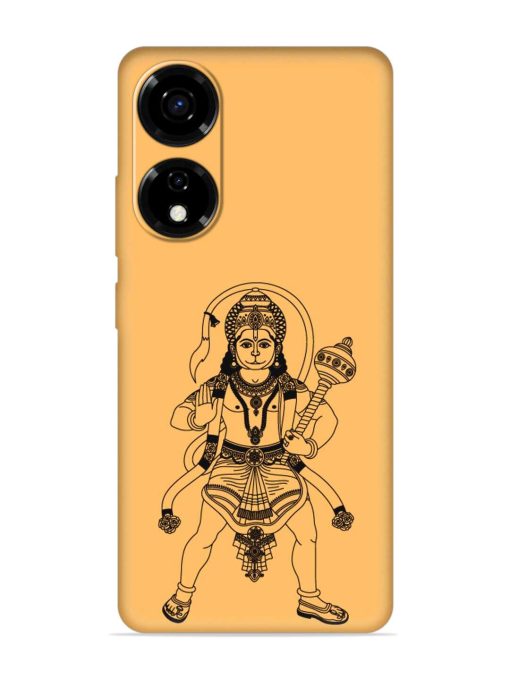 Indian God Hanuman Embossed Soft Silicone Case for Itel P55 (5G)