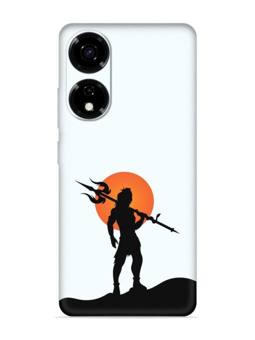 Lord Mahadev Trendy Embossed Soft Silicone Case for Itel P55 (5G) Zapvi