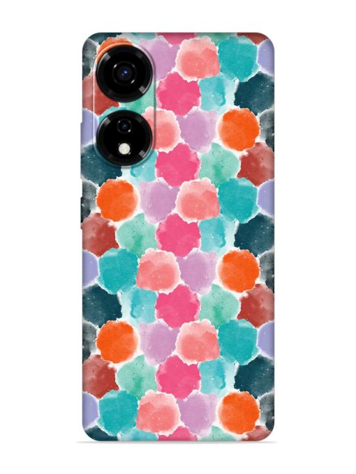 Colorful Seamless Pattern Embossed Soft Silicone Case for Itel P55 (5G) Zapvi