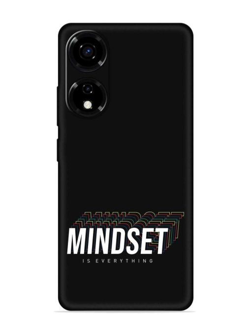 Mindset Everything Slogan Embossed Soft Silicone Case for Itel P55 (5G)