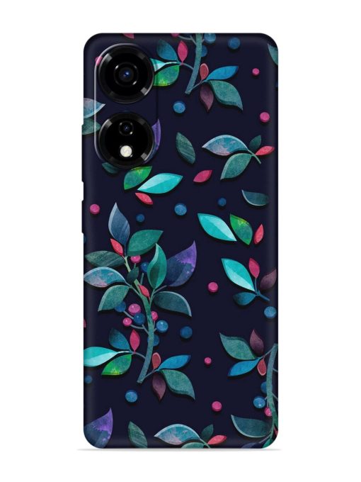 Decorative Watercolor Flower Embossed Soft Silicone Case for Itel P55 (5G)