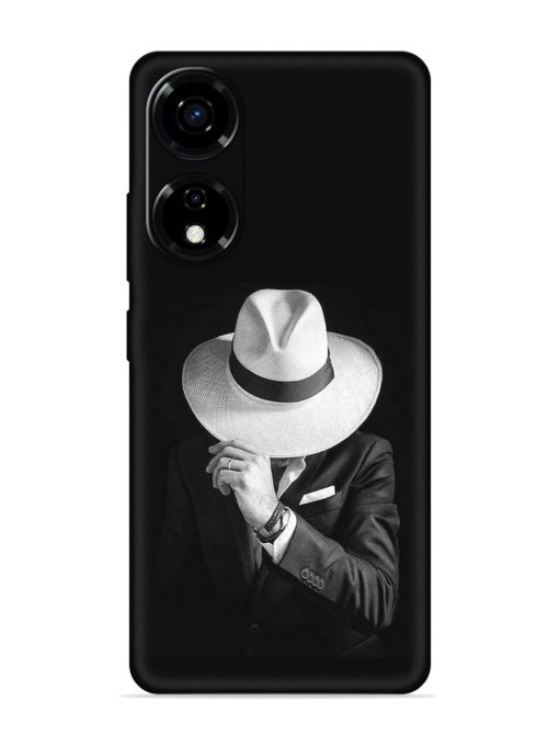 Men Under Hat Embossed Soft Silicone Case for Itel P55 (5G)