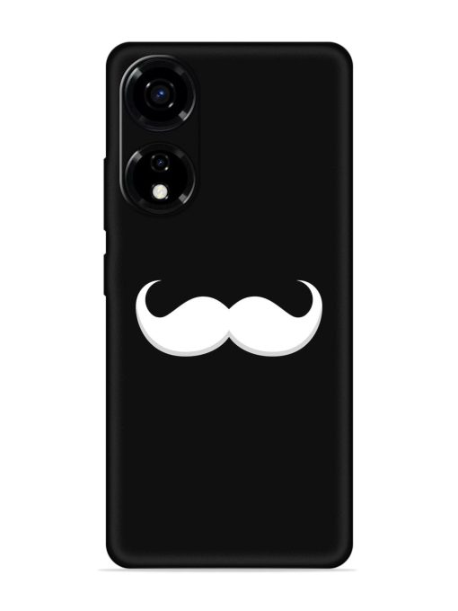 Mustache Vector Embossed Soft Silicone Case for Itel P55 (5G)