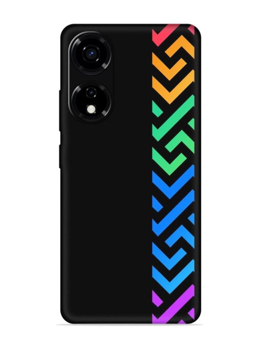 Colorshape Stripes Embossed Soft Silicone Case for Itel P55 (5G)