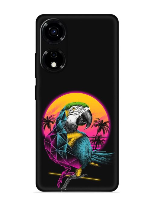 Rad Parrot Embossed Soft Silicone Case for Itel P55 (5G)