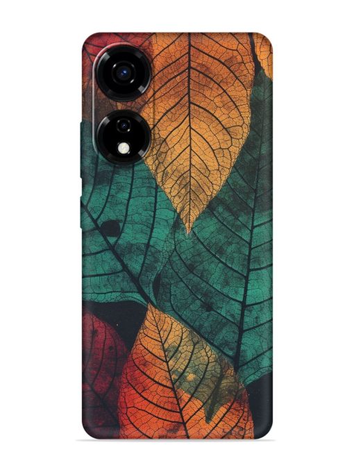 Leaves Artwork Embossed Soft Silicone Case for Itel P55 (5G)