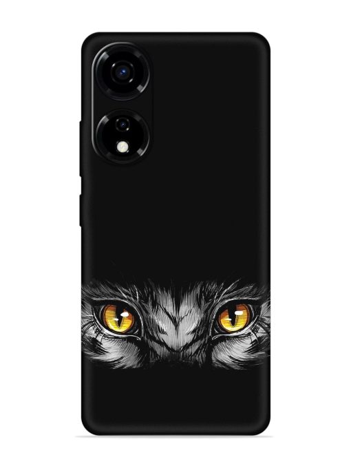 Scary Eye Embossed Soft Silicone Case for Itel P55 (5G)