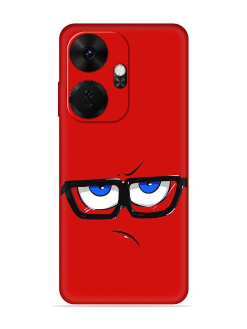 Rad Angry Face Embossed Soft Silicone Case for Itel P55 Plus Zapvi