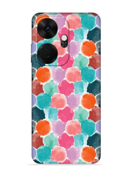 Colorful Seamless Pattern Embossed Soft Silicone Case for Itel P55 Plus Zapvi