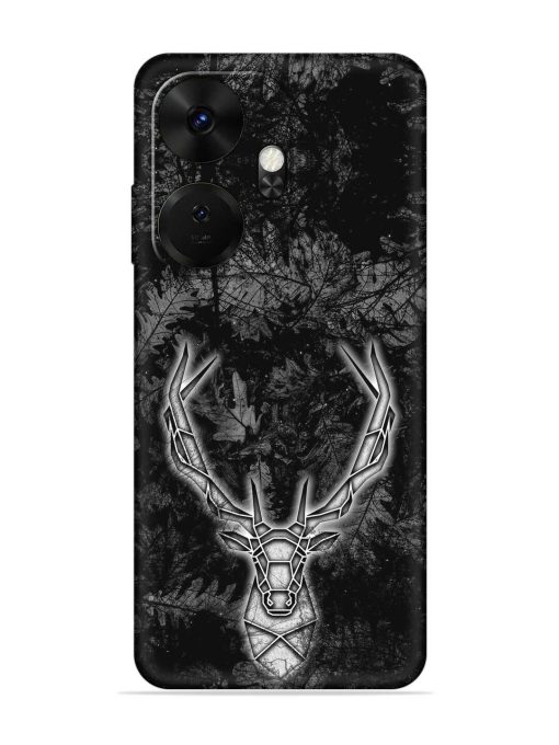 Ancient Deer Embossed Soft Silicone Case for Itel P55 Plus Zapvi