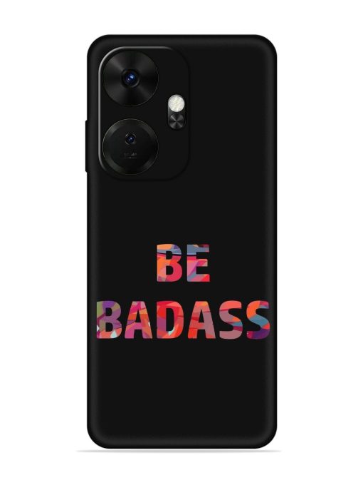 Be Badass Embossed Soft Silicone Case for Itel P55 Plus Zapvi