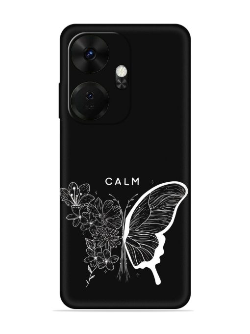 Calm Embossed Soft Silicone Case for Itel P55 Plus Zapvi