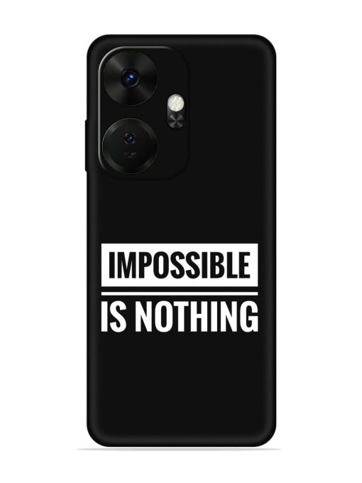 Impossible Is Nothing Embossed Soft Silicone Case for Itel P55 Plus Zapvi